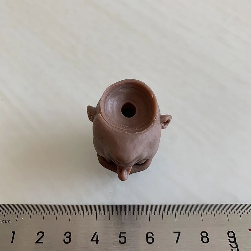 Мужская голова в масштабе 1:6 скульптура резьба времен Второй мировой войны