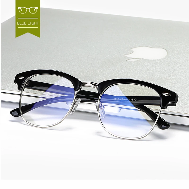 

Vision Blue Light Shield Computer Reading/Gaming Glasses - 0.0 Magnification Low color distortion, Anti-Blue-Ray Eye Glass A111