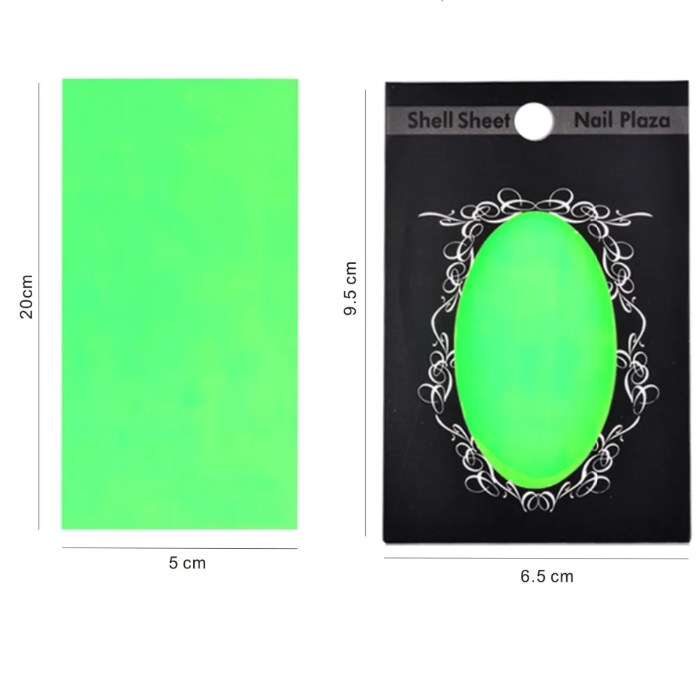 10 шт./лот сделай сам ногтей сломанная стеклянная фольга трафарет на палец