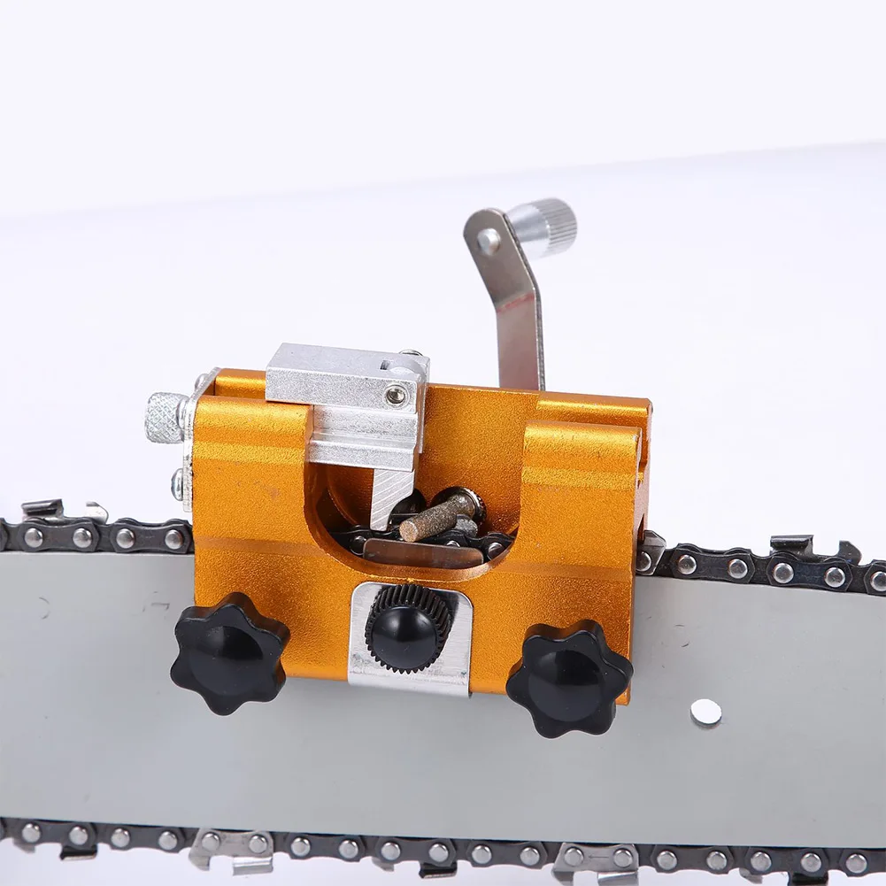

Chainsaw Teeth Sharpener Fixture Fast Grinding Sharpening Chainsaw Chain Woodworking Tools For All Chain Saw Electric Saws