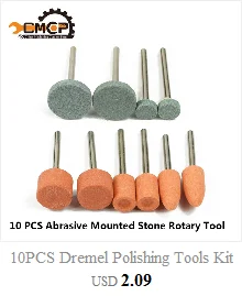 10 шт. HSS Фрезерные биты, роторные инструменты, костюм Dremel и роторный инструмент для гравировки, деревообработки, роторные заусенцы