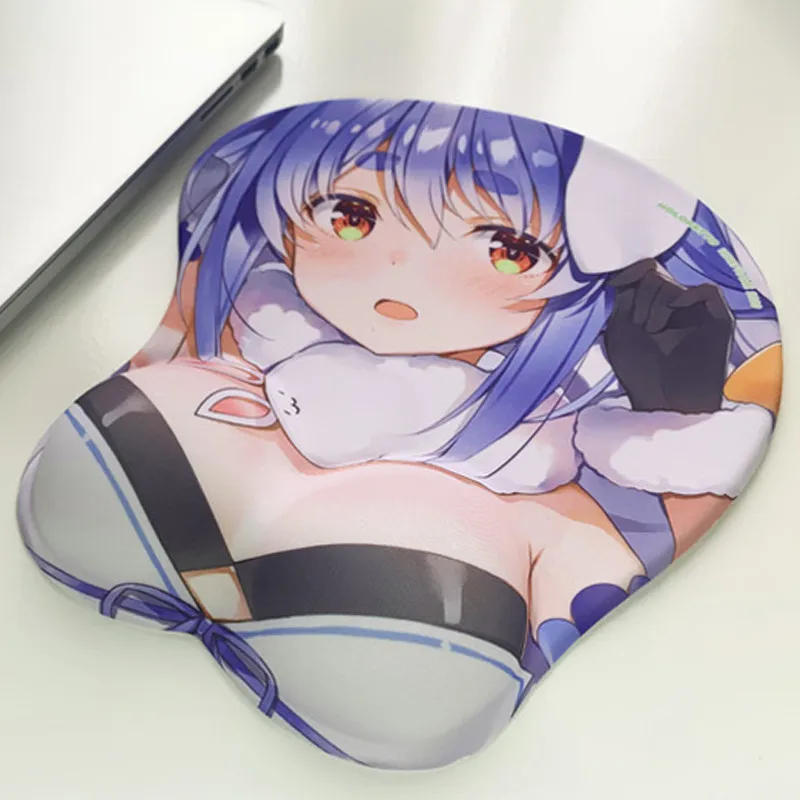 Мягкий гелевый игровой коврик для мыши с рисунком аниме Usada Beijing Ora Gawr Gura Nakiri Ayame