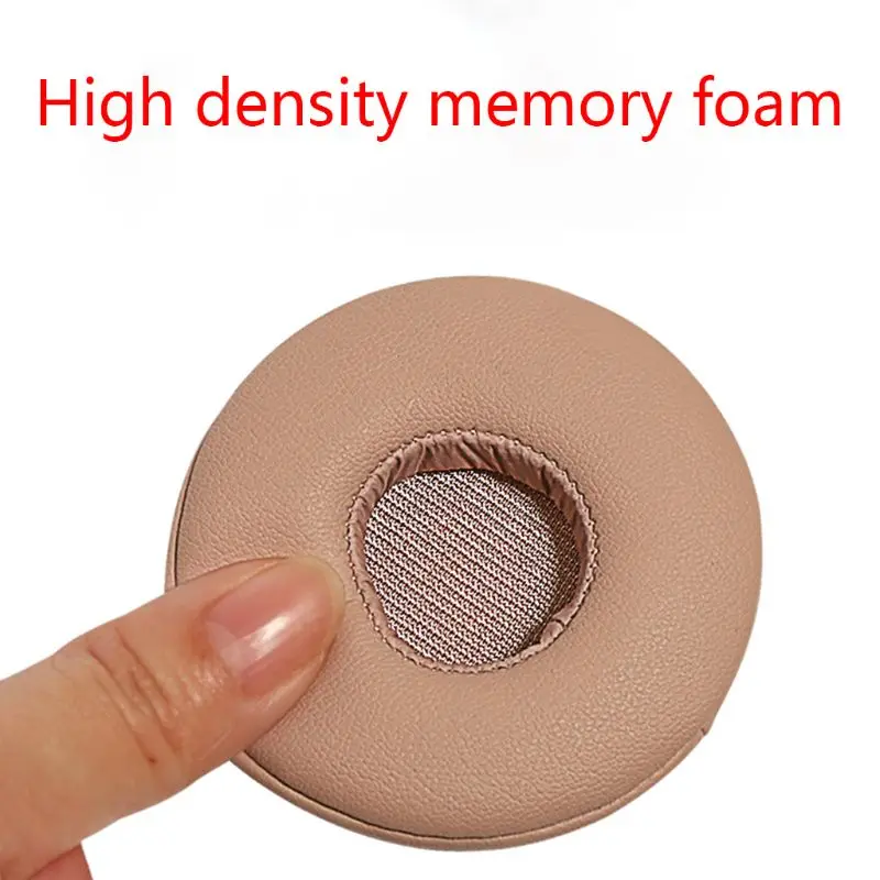 

2PCS Leather Earpads Replaced Ear Pads Cushions Cover for SN-OY WH-H810 Headset X3UB