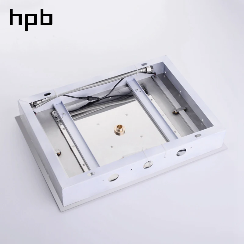 HPB 500*360 мм потолочная Хромированная Пластина 304 из нержавеющей стали квадратная