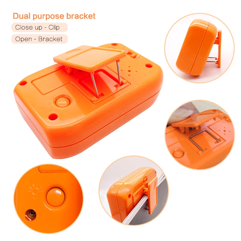 Портативный карманный размер будильник цифровые электронные простые и стильные