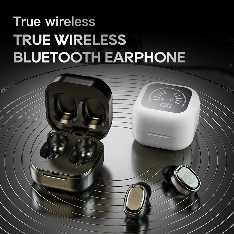 

Q7 TWS стерео звук наушники с зарядным чехлом Bluetooth-совместимые 5.1 светодиодный дисплей наушники Спортивная гарнитура