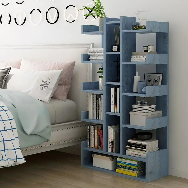 Книжная полка пол гостиная Скандинавское пространство простая для хранения