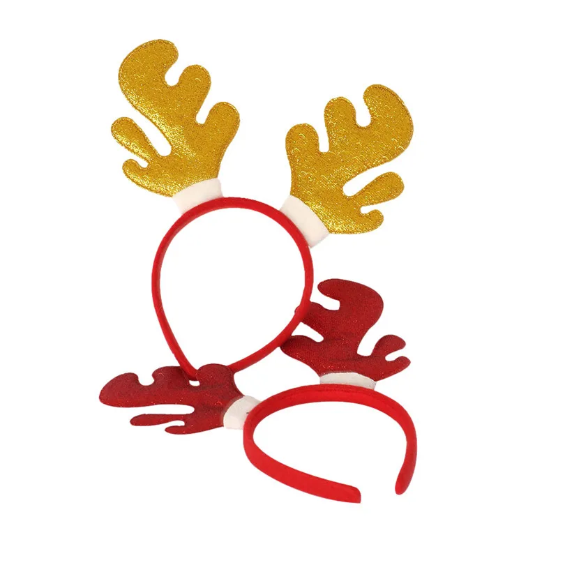 Горячая Рождественская повязка на голову Санта Рождественские вечерние