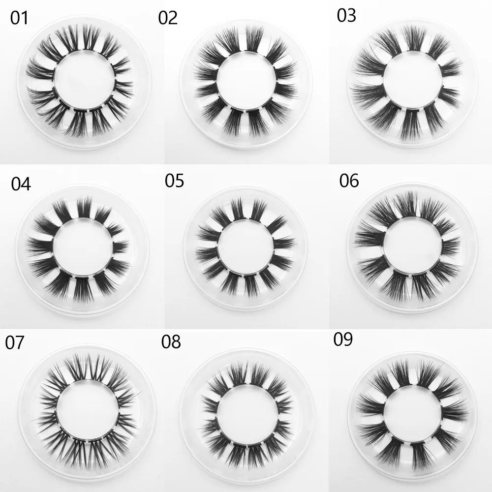 1 коробка сегментированных ресниц натуральные индивидуальные пряди для