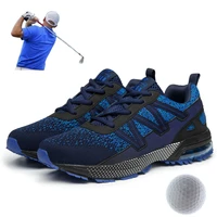couple golf shoes men and women breathable golf training sneakers men spikeless golf shoes outdoor non slip ladies golf shoes