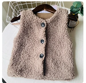 Жилет детский из искусственного меха, на весну, осень, зиму, лето, 2020