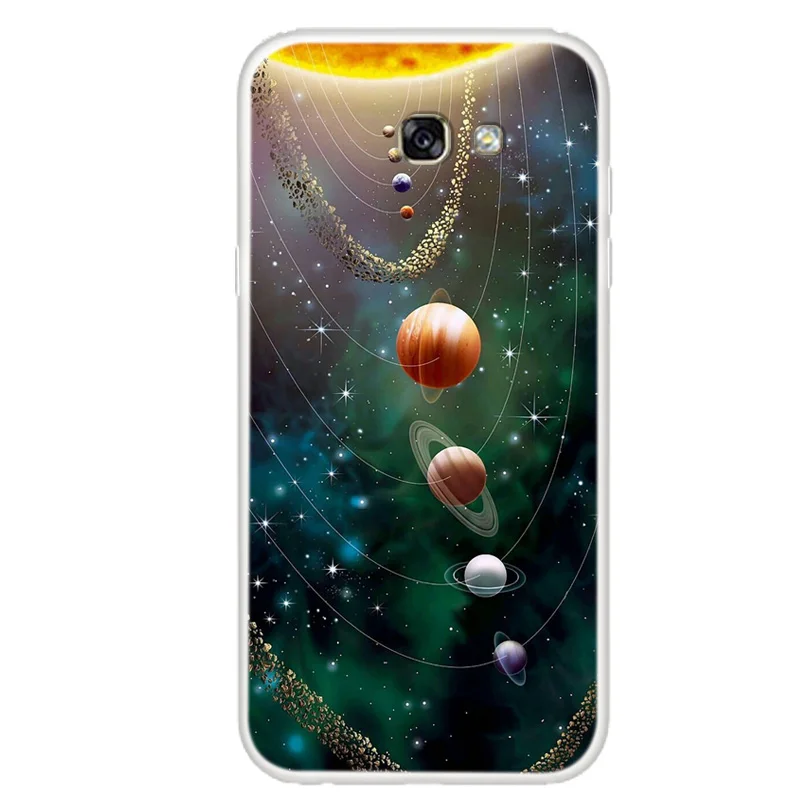 Чехол для Samsung Galaxy A7 2017 мягкий силиконовый чехол из ТПУ A5 / A3 чехлы задней панели