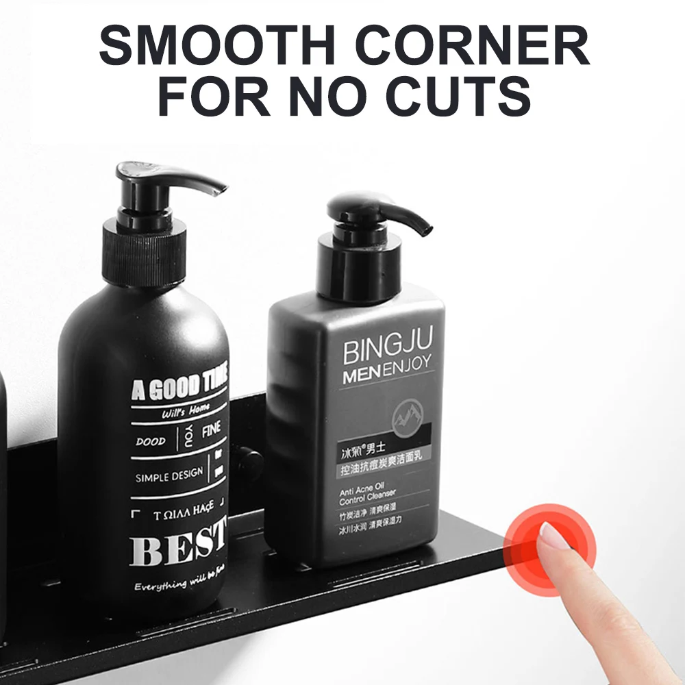 Настенная полка для ванной комнаты держатель и душа стойка-органайзер