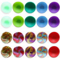 20pcs set colorful silicone bowls baking ingredients serve bowl for condiments dips diy prep food snacks storage container