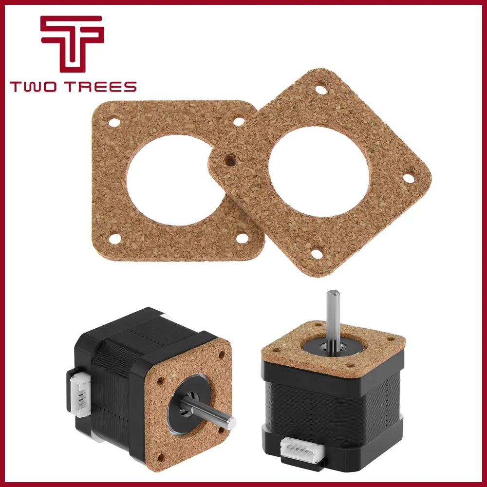 Nema 17 Stepper Damper Nema17 Motor Cork Gasket Reprap Isolator 42 Absorber For 3D Printer | Компьютеры и офис