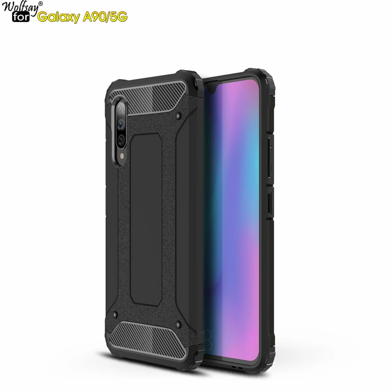 

For Case Samsung Galaxy A90 5G Cover Durable Armor TPU & PC Case for Samsung Galaxy A90 5G A908F Case For Samsung A90 5G Fundas