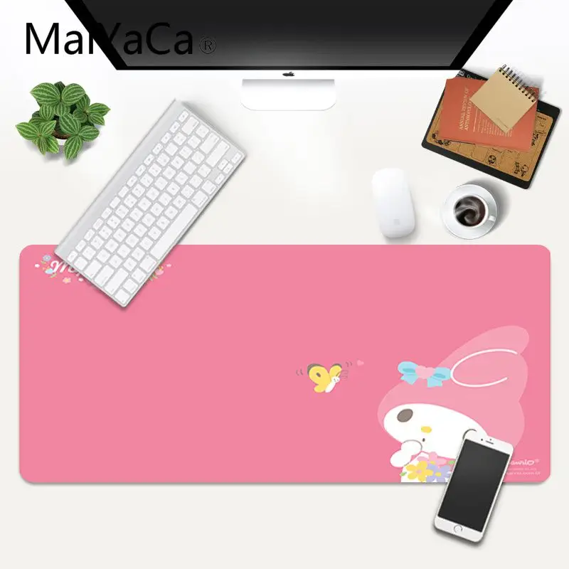 maiyaca japan anime mousepad gamer cute 60x30cm kawaii large gaming mouse pad xl locking edge laptop notebook desk mat free global shipping