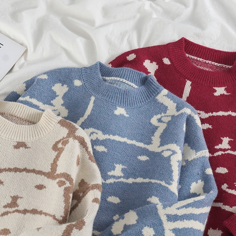 Недорогой женский свитер зима 2021 Новый Модный повседневный теплый Vt134 |