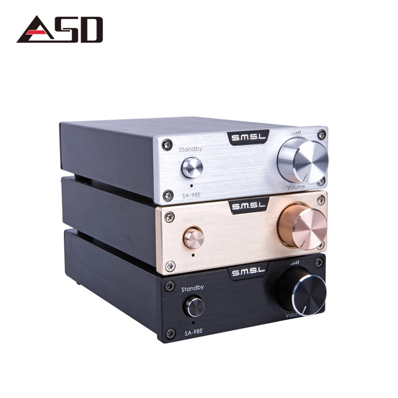 SMSL SA-98E усилитель мощности класса d 2,1 мини стерео усилитель 36 В TDA7498E 160 Вт* 2 Цифровой домашний усилитель