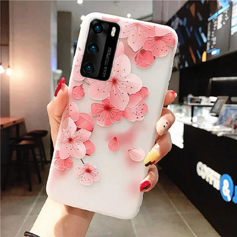 3D Рельефный цветочный чехол для Samsung Galaxy A51 A71 милый мультяшный Мягкий силиконовый