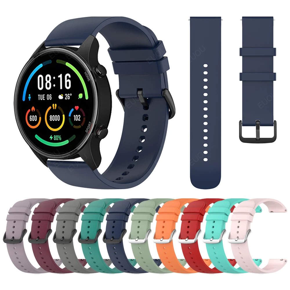 

Силиконовый ремешок для Xiaomi Mi Watch Color Sports Edition, ремешок для часов, сменный Браслет, аксессуары, браслет