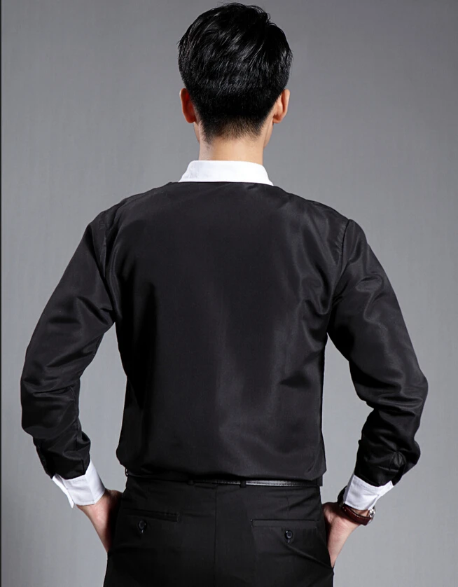 

Hot 2021 New Fashion Brand Casual Long Sleeve Shirt Men Korean Slim performances pointed collar shirts S-3XL