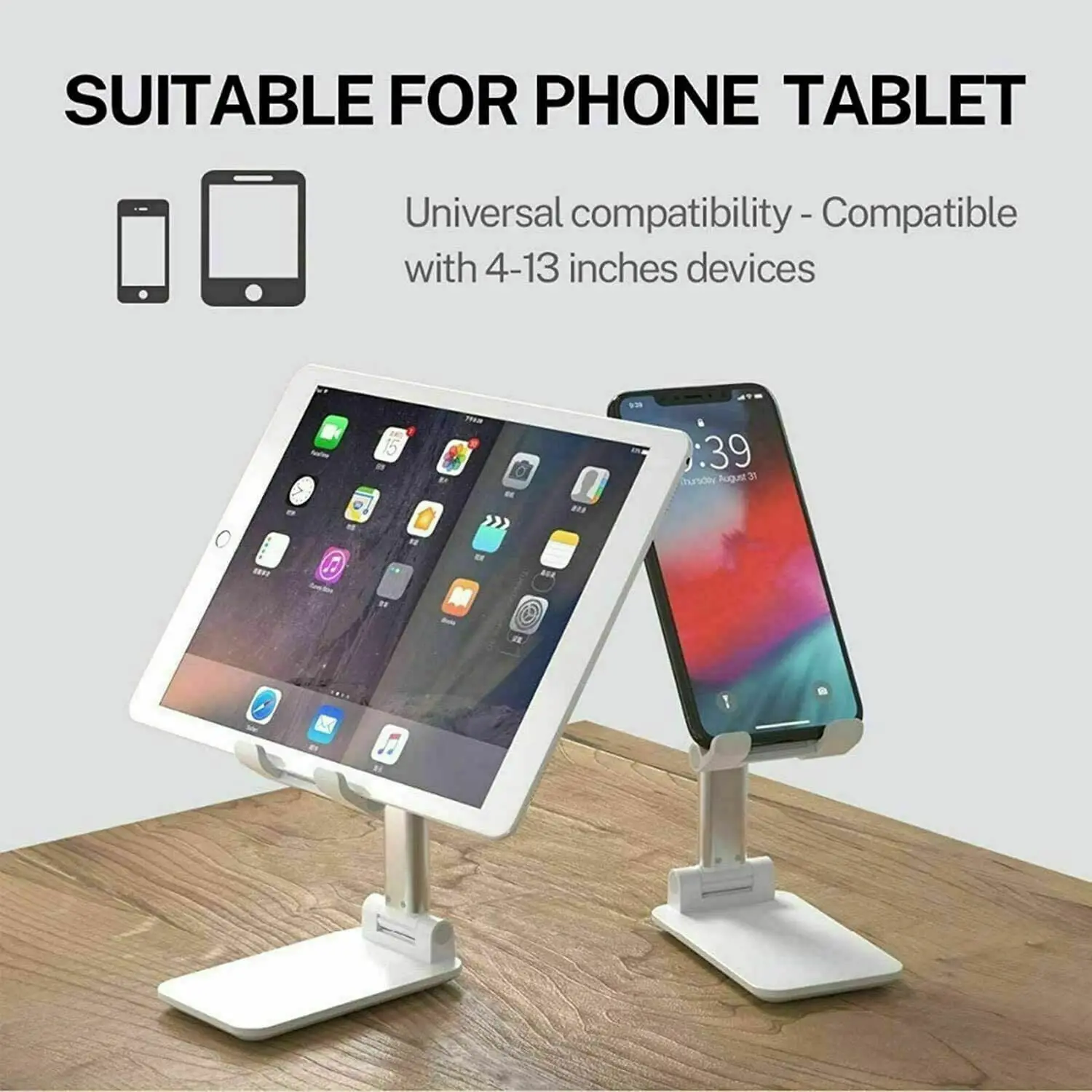 folding retractable mobile phone stand desktop holder portable tablet stand lazy people stand easy mount stand phone acc free global shipping