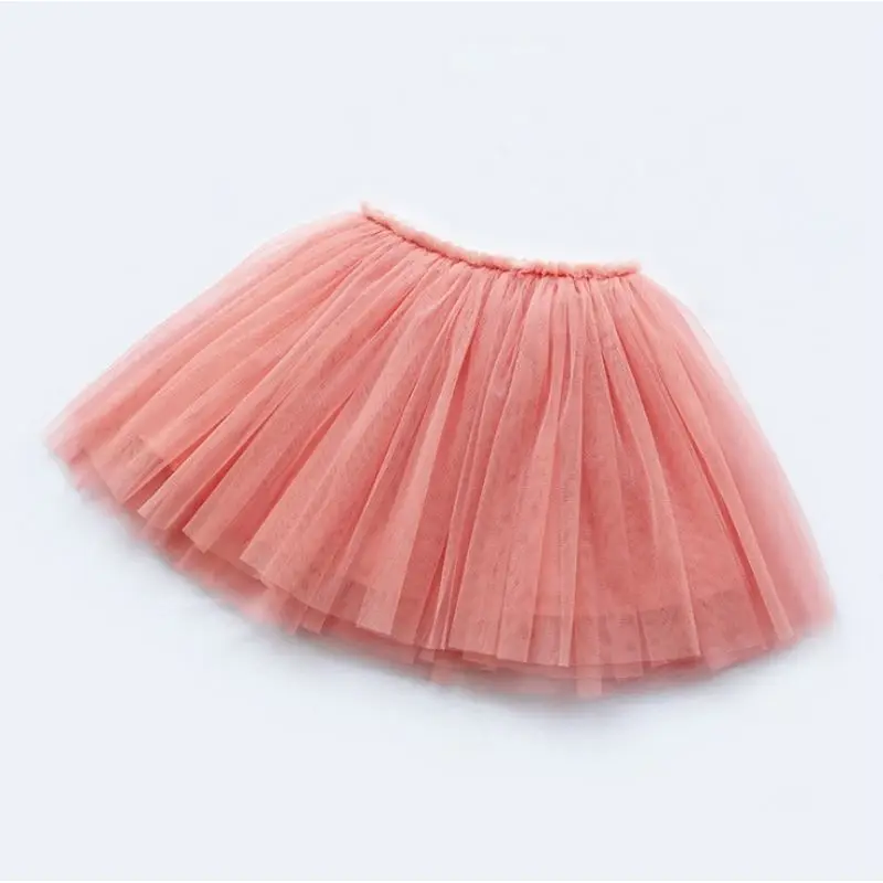 Розовая новая юбка-пачка для маленьких девочек юбка-балерина пышная детская