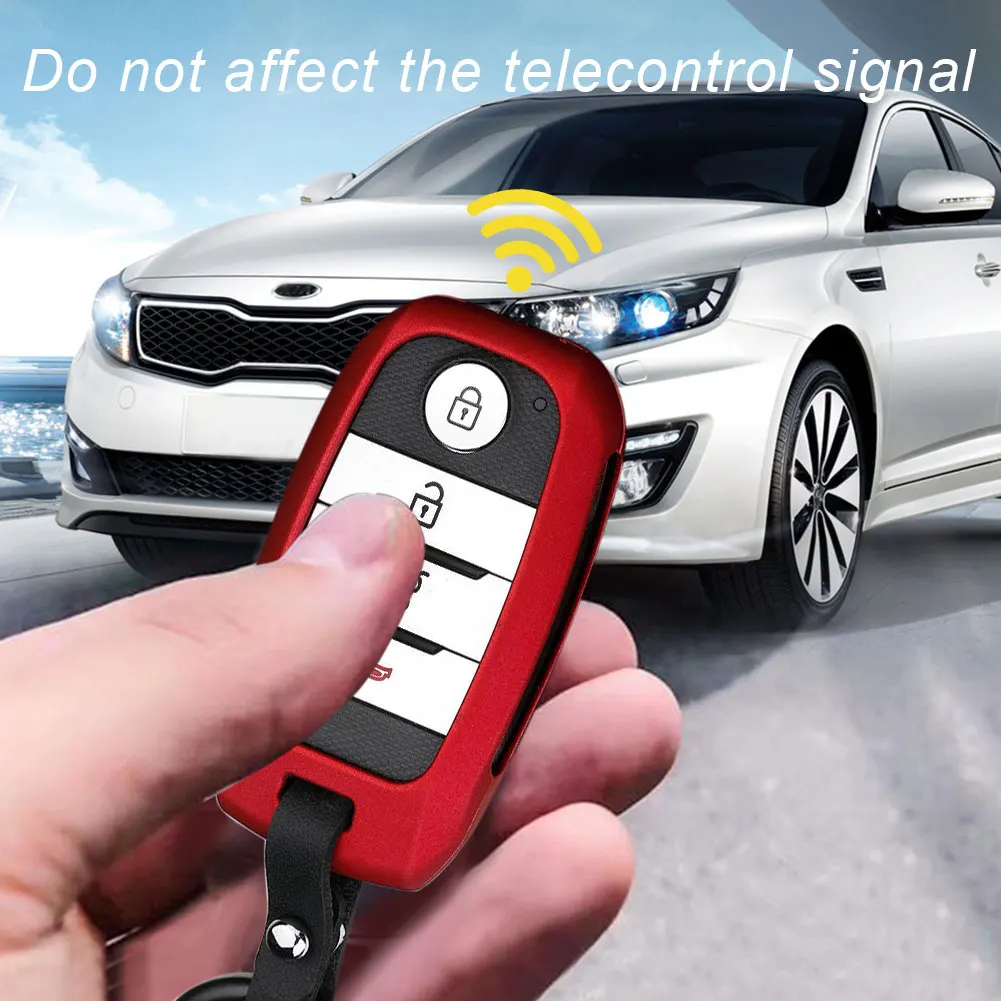 Чехол для автомобильного ключа из сплава Kia Picanto Forte Niro Optima Sedona ключи от Sportage Shell