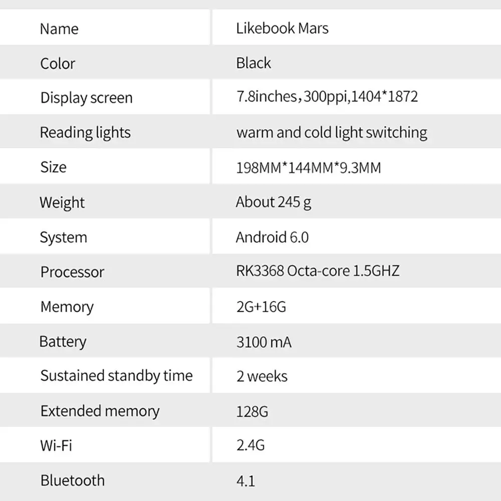 Likebook устройство для чтения электронных книг Ares K78/устройство 7 8 дюймов