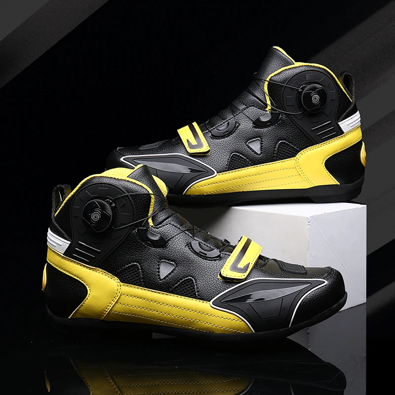 Ботинки мужские мотоциклетные дышащие полуботинки для верховой езды