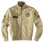 Брендовая мужская летная куртка с вышивкой, куртка в стиле милитари, армейская зеленая одежда 2020, модные мужские куртки-пилоты, мужские куртки