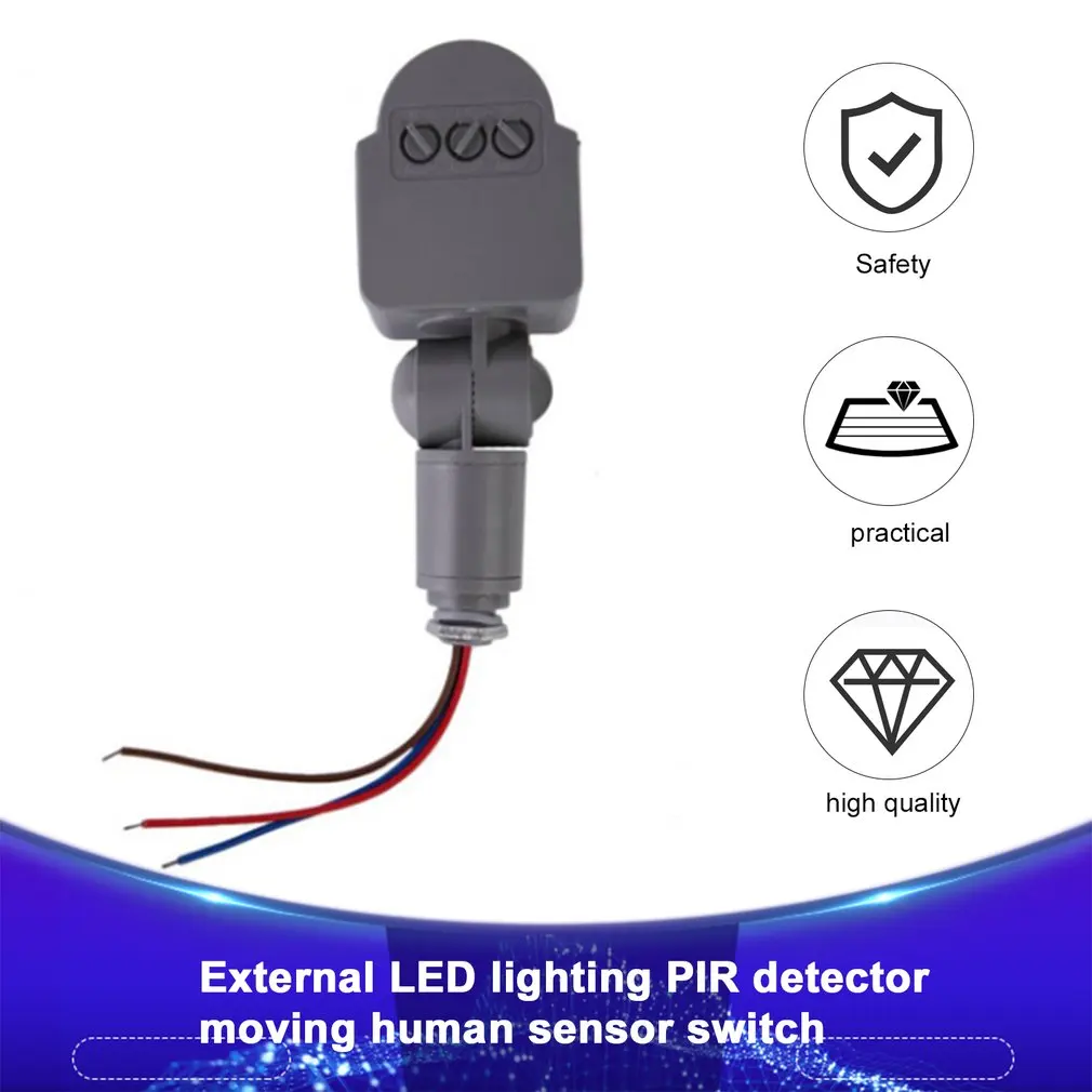 

ICOCO 1pc Automatic PIR Infrared Motion Sensor Detector Switch for LED Light Security popular Quality, Indoor Outdoor Flash Deal