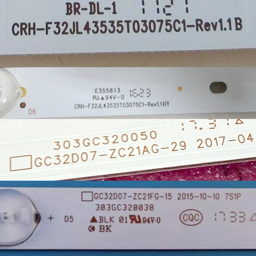 597mm TV Bands For Shivaki STV-32LED15 32&quot FHD Bars Backlight Strips Line GC32D07-ZC21AG-29 ShineOn 2D02296 Rulers Array Tapes | Мебель