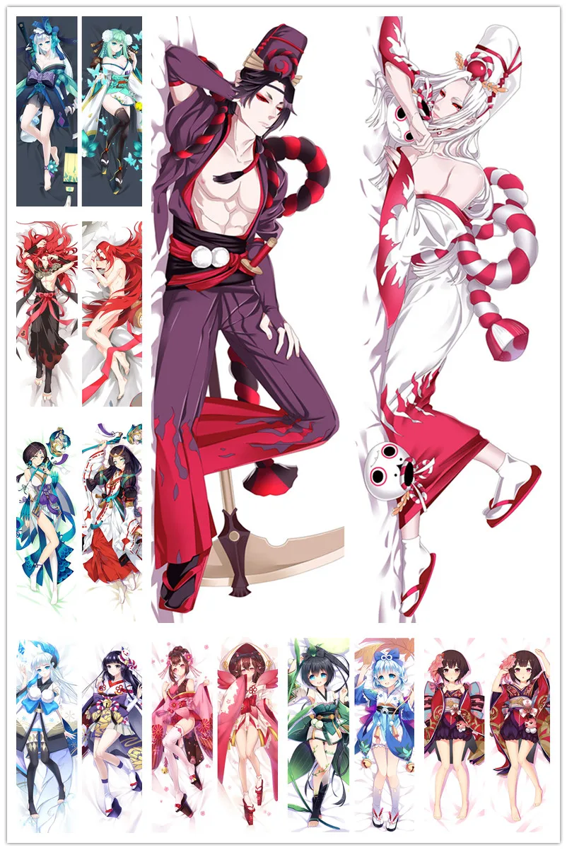 Чехол для тела Dakimakura подушка Onmyoji Аниме Манга 150x50 см 100x35 женская сексуальная