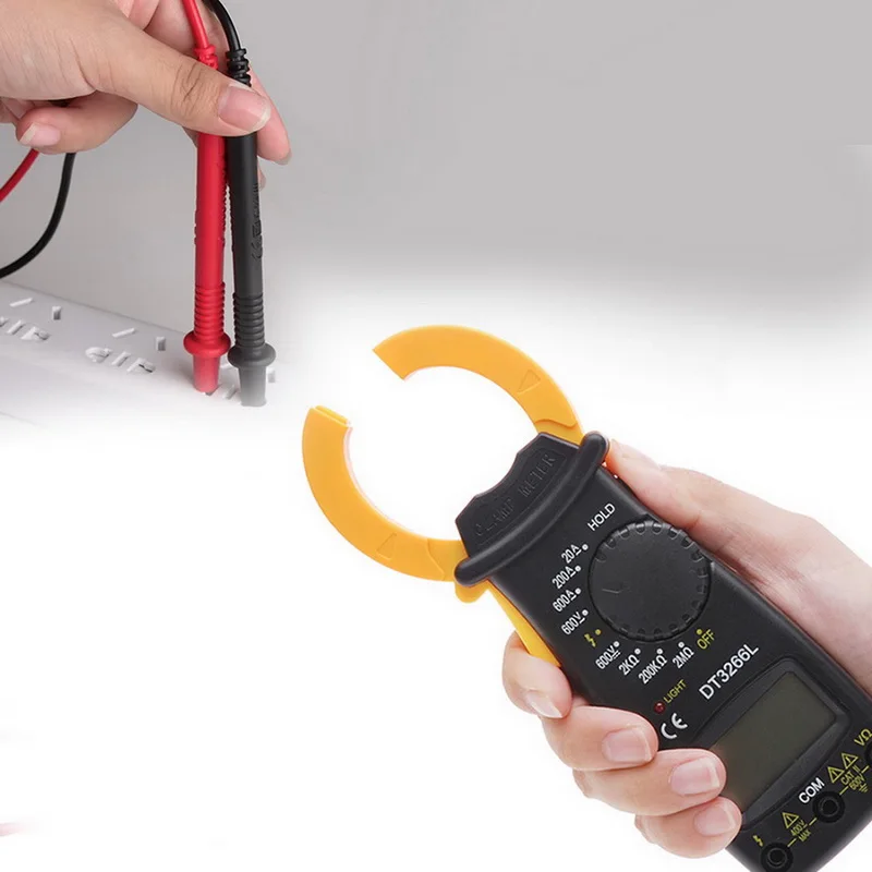 1 шт. DT3266 клещи цифровой тестер сопротивления напряжения AC/DC точность измерения