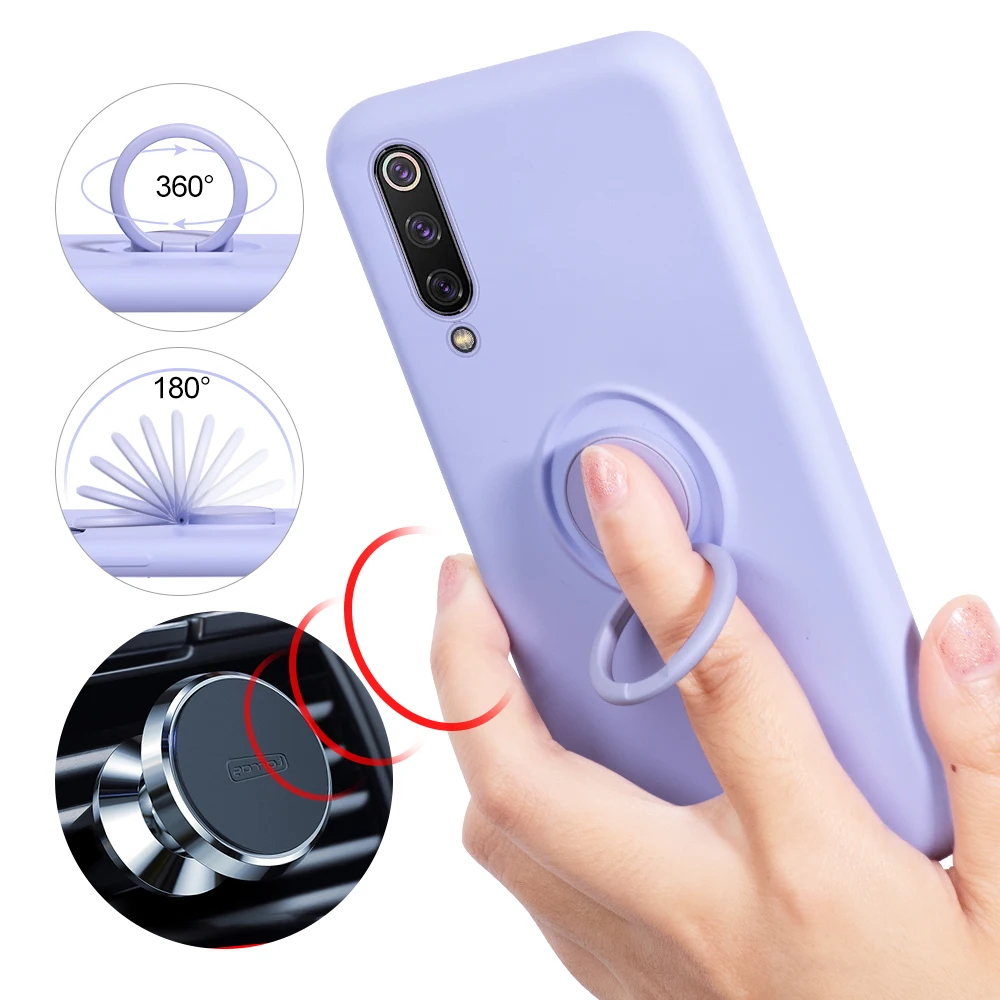 Чехол с имитацией жидкого силикона для Xiaomi Mi9 9SE 9T Pro чехол полной защитой Redmi 8A K20