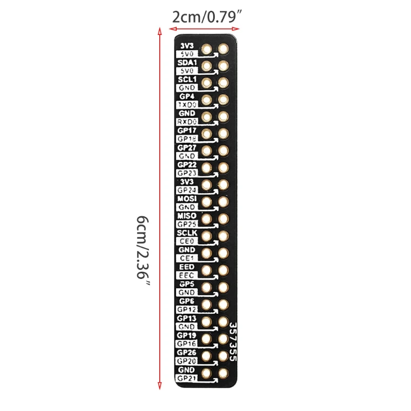 

Reference Board GPIO Pin Expansion Board Module Reference Breadboard Compatible with Raspberry Pi 3A+/3B/3B+/4B