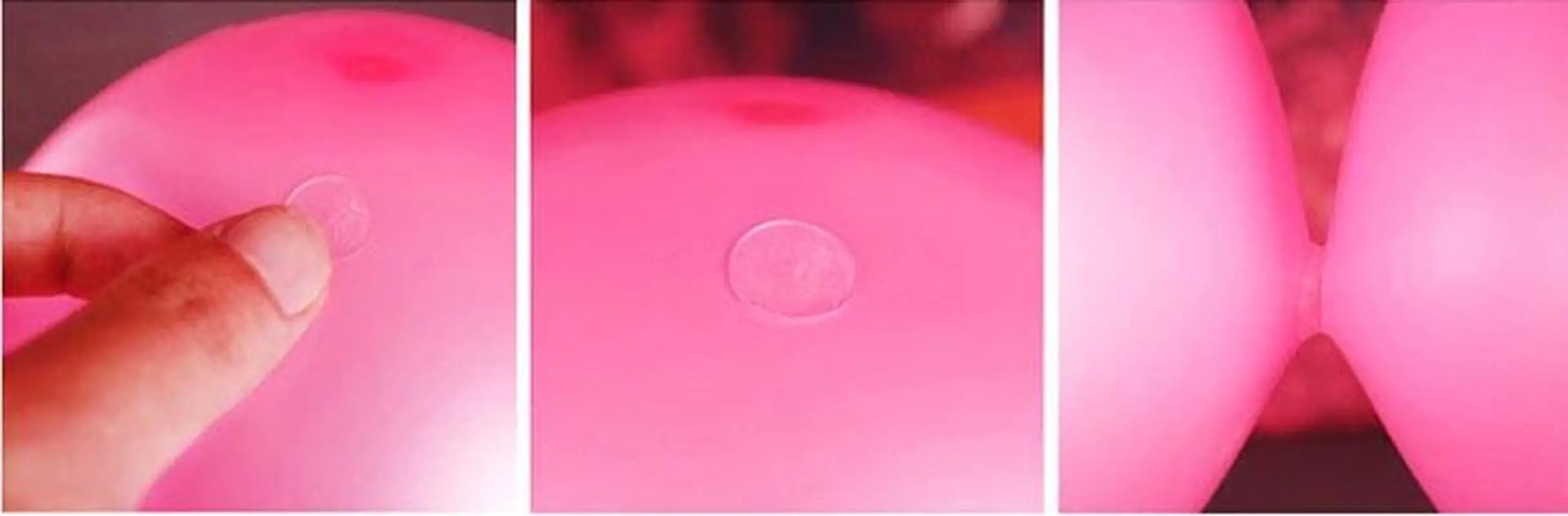 Воздушный шар с клеем в горошек двусторонний съемный стикер лента ролик днем