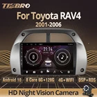 Автомагнитола TIEBRO 2 Din Android 10,0 для Toyota RAV4 2001-2006 стерео приемник GPS навигация Авторадио DSP Bluetooth плеер IGO
