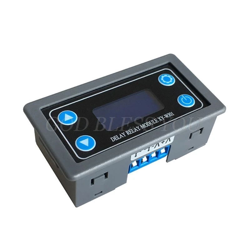 

XY-WJ01 Delay Relay Module With Digital LED Dual Display Cycle Timing Circuit Switch Drop Shipping