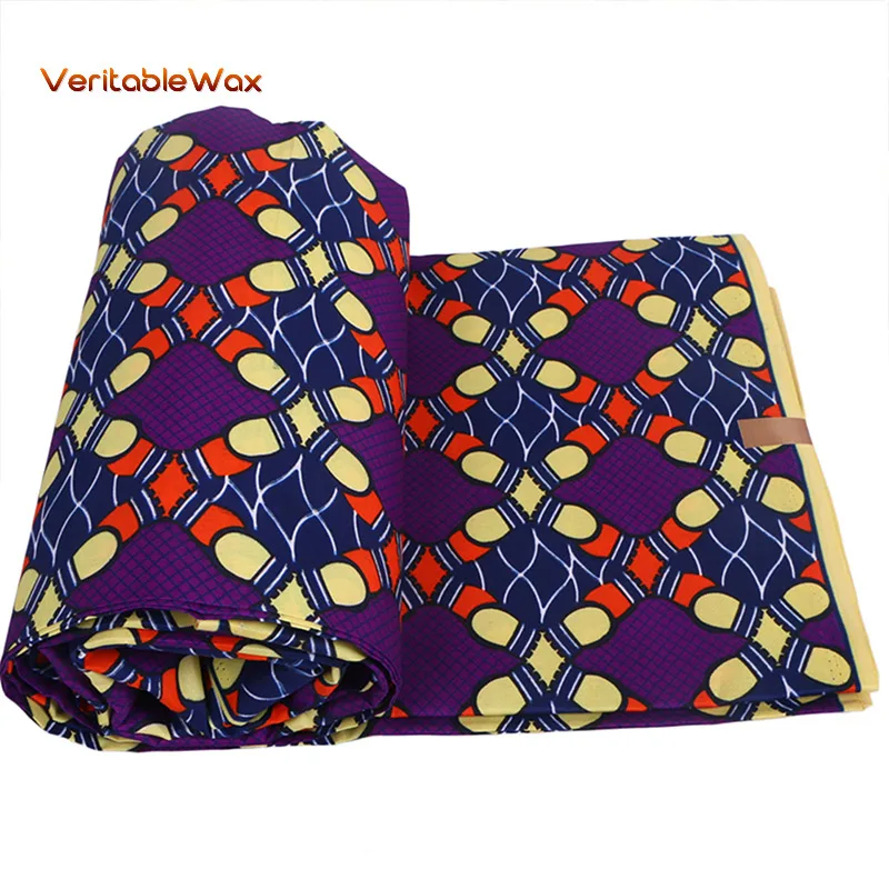 Последние Африке принт батик ткань VeritableWax в стиле пэчворк из полиэстера цветные