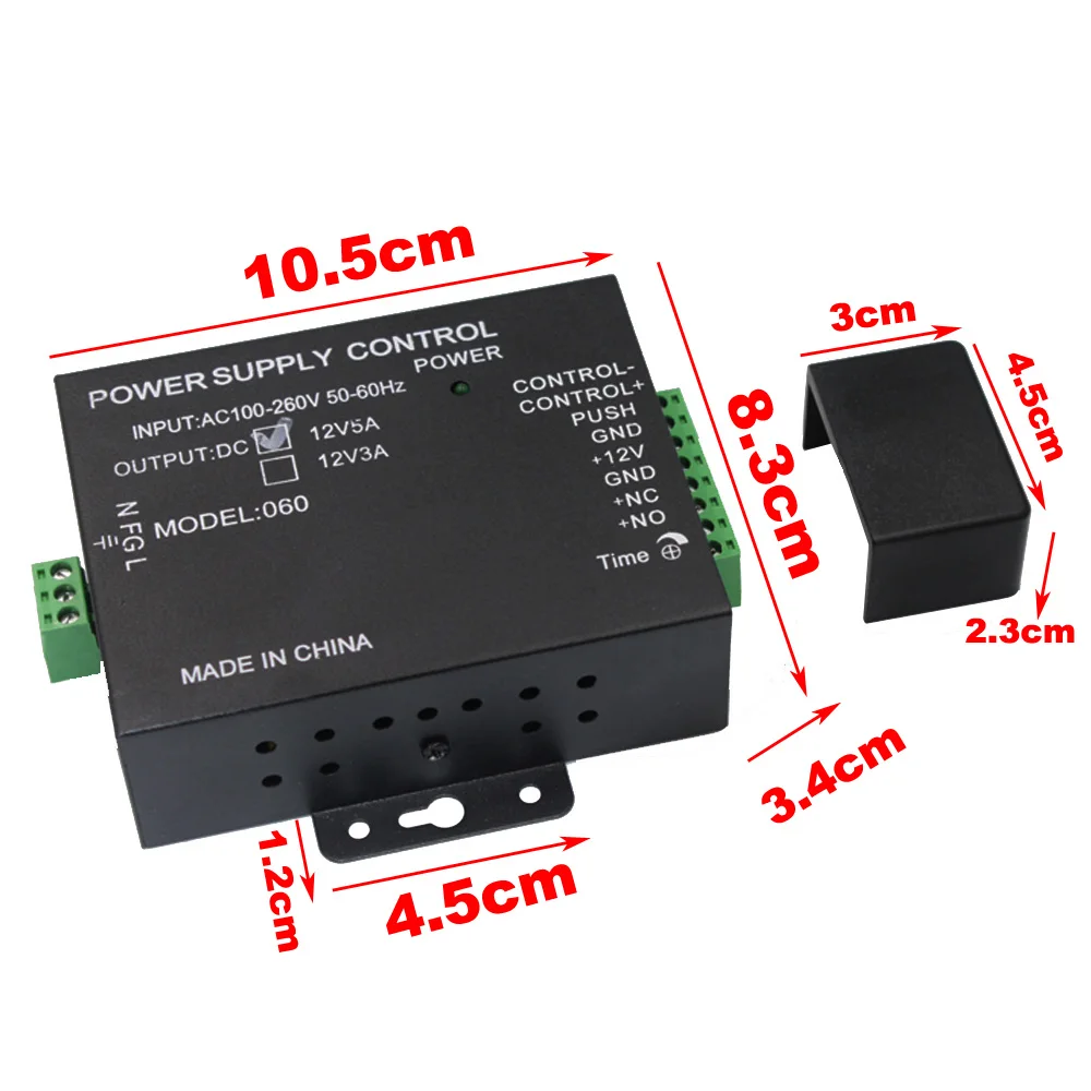 Мини блок питания для дверей RFID контроль доступа поставщик адаптер скрывающая