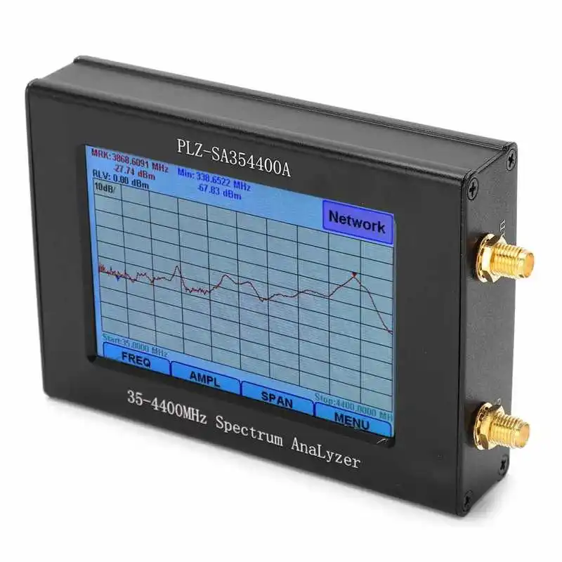 Умный анализатор спектра 35-4400 МГц 3 5 дюйма TFT USB2.0/3 0 с источником отслеживания