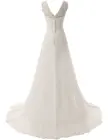Новинка весны 2021, свадебное платье, простое свадебное платье с задней талией в европейском и американском стиле, свадебное платье для невесты