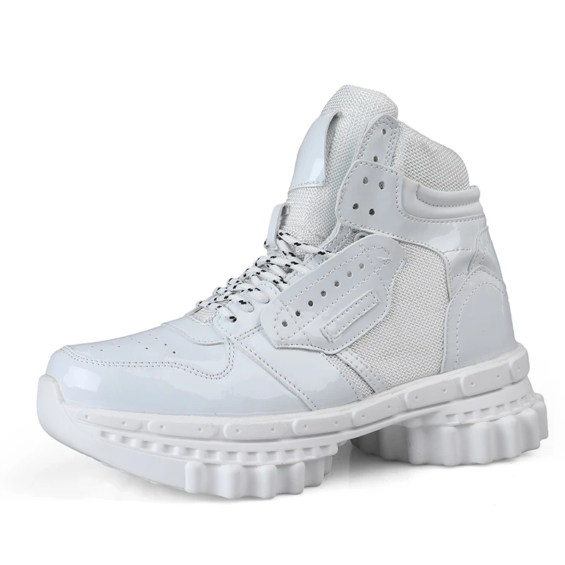 Новые Индивидуальные высокие парные ботинки модные однотонные классные уличные