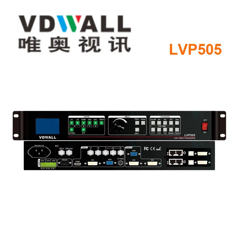 VDWALL LVP505 видео процессор для полноцветный светодиодный экран p3.91 Крытый сценический Прокат светодиодный настенный
