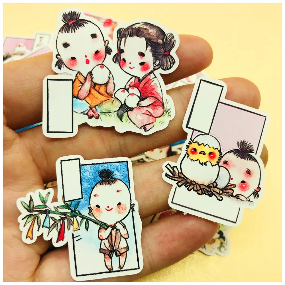 32 шт./упак. 2019 ручная нарисованная мультяшная Детская Наклейка Набор для