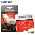 Карта памяти SAMSUNG microSD EVO Plus, класс 10, U1, 32 ГБ, U3, 64 ГБ, 100% ГБ, 128 ГБ, для смартфонов, планшетов, камер, micro SD, 256 оригинал