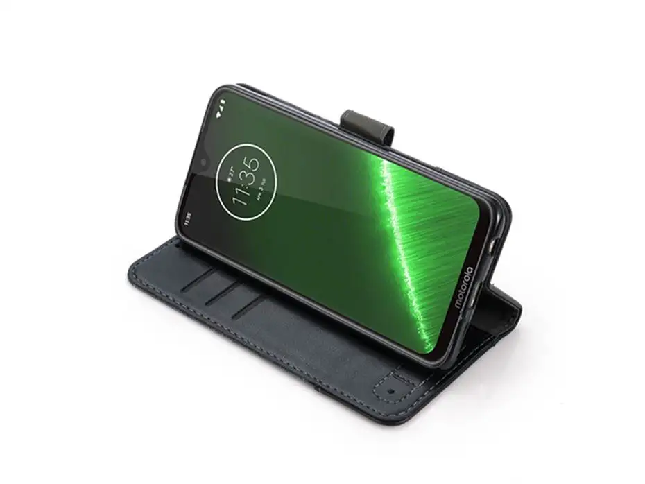 Джинсовый разноцветный кожаный чехол-книжка для Motorola Moto G7 G5 G5S G4 G6 Plus G7 POWER Wallet Cover для MOTO X4 Z3 Play ONE M Capa